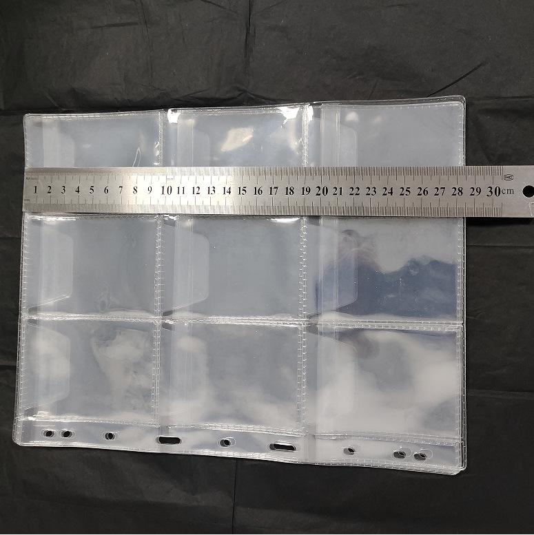 9-Hole 12-Pocket PVC Coin, Currency, Stamp & Ancient Coin Album - Portable Storage