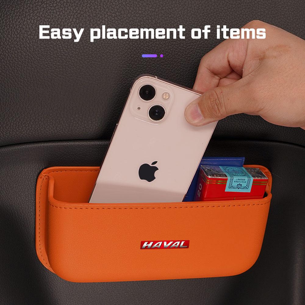 Car Center Console Storage Box for Great Wall Haval H6 Drago MAX H9 H5 H3 H2 M6 F7 F7X Door Sticky Pocket For Phone Key Glasses
