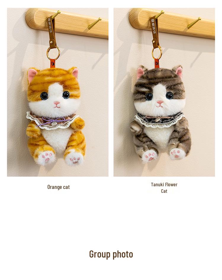 Calico Cat Plush Toy - Stress Relief Desk Companion and Gift for All Ages