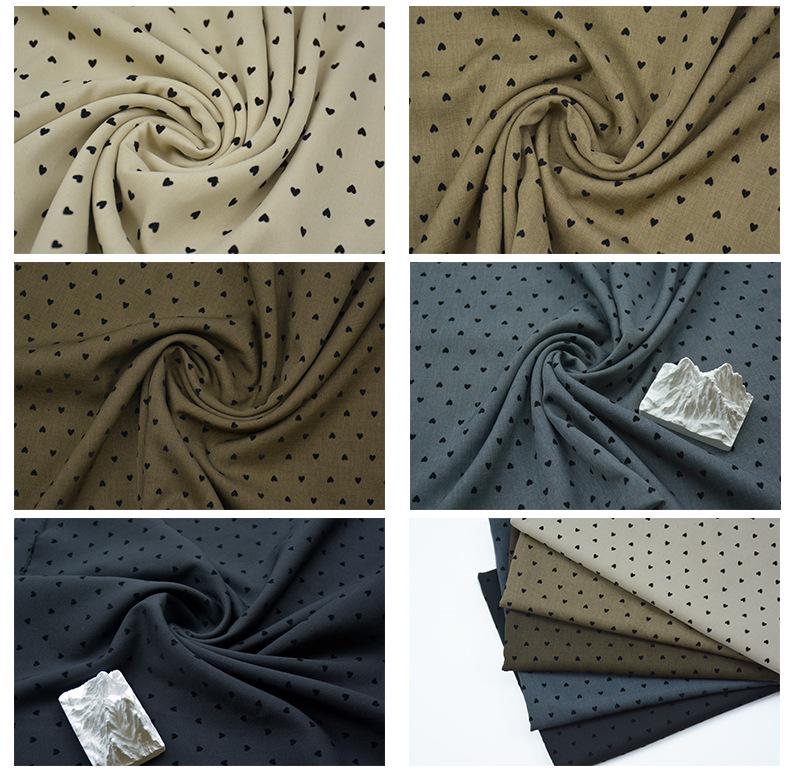 Casual Fashion Women's Fabric: Woven Solid Color Bow Heart Dot & Plum Blossom Flocking for Hair Accessories