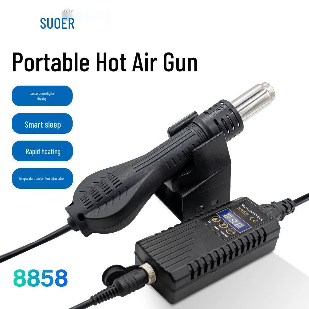 

Industrial High-Power Portable Hot Air Gun with Digital Temperature Control for Electronic Repair and Welding