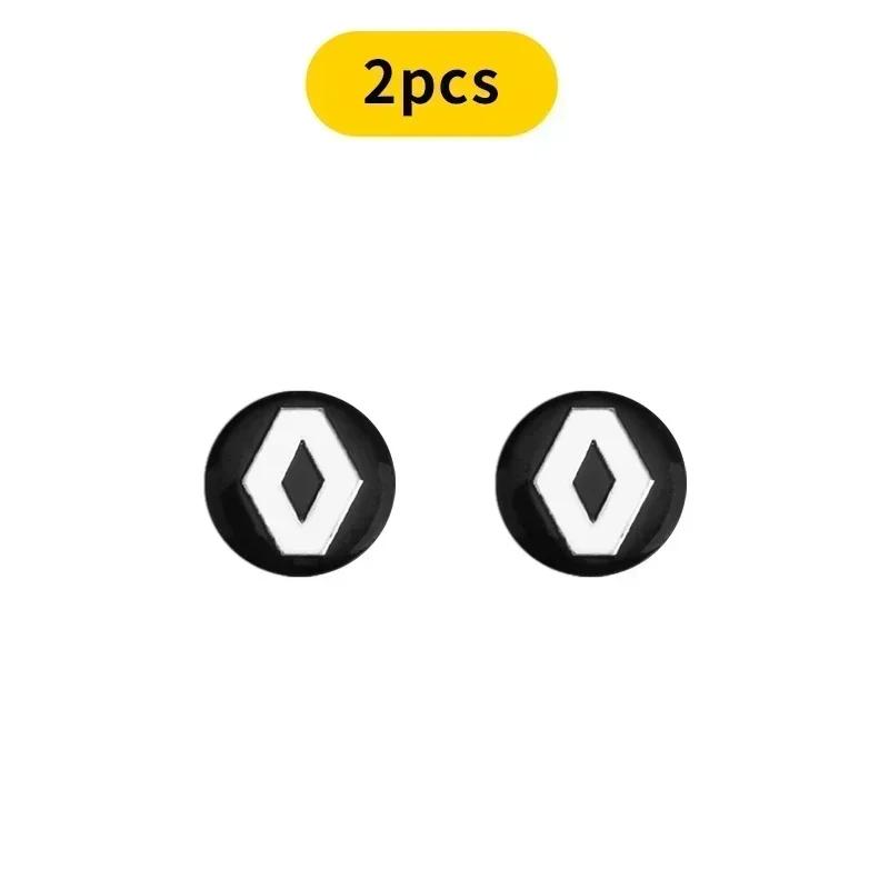 

Hub Caps 14mm Car Remote Key Sticker Aluminum Emblem Decoration Decal For Renault Clio 4 Megane 3 2 Captur Trafic Logan RS Acces