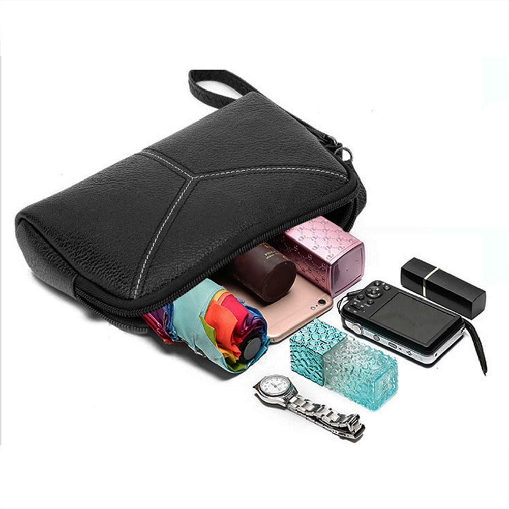 Women Pu Leather Multifunction Mini Phone Card Coin Clutch Bag