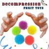 20Pcs Mini Porcupine Balls Soft Spiky Squeeze Ball Massage Ball Fidget Toy Stress Relief Spikey Sensory Ball Toy For Kids Adults