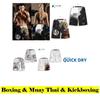 Goku Super Saiyan Pantaloni Scurți Albi Box Muay Thai Kickboxing Antrenament Japonia Desene Animate Imprimeu Sală Sport Antrenament Fitness Cosplay Unisex