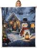 Fall Gnome Throw Blanket Twin Autumn Maple Leaf Fleece Blanket Exotic Style Hippie Dwarf Sherpa Blanket Thanksgiving Harvest