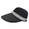 Women's Wide Brim Summer Sun Protection Hat with Open Top & Face Covering