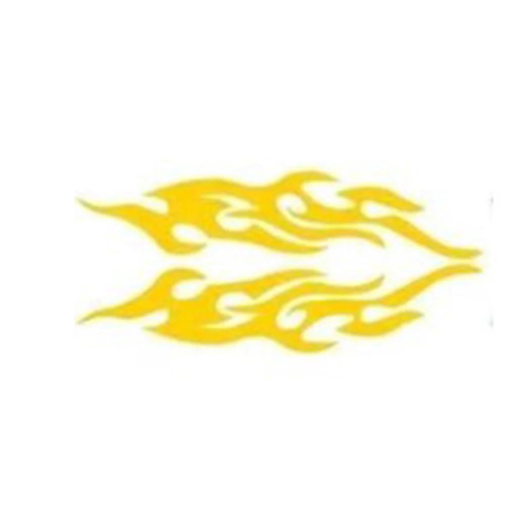 Mașină 3D autocolante flacără foc reflectorizant autocolant vinil Decal impermeabil motocicletă rezervor de gaz Fende autocolant universal