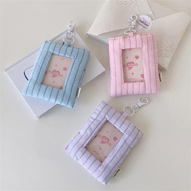 3 Inch Mini Photo Protector With Carry Hook For Backpacks Key Organizes Photo Card Pouches Photo Card Protector Sleeve