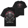Norwegen Wikinger Krieger Valhalla Axt T-Shirt 260 GSM | Oversized Schnee Waschung