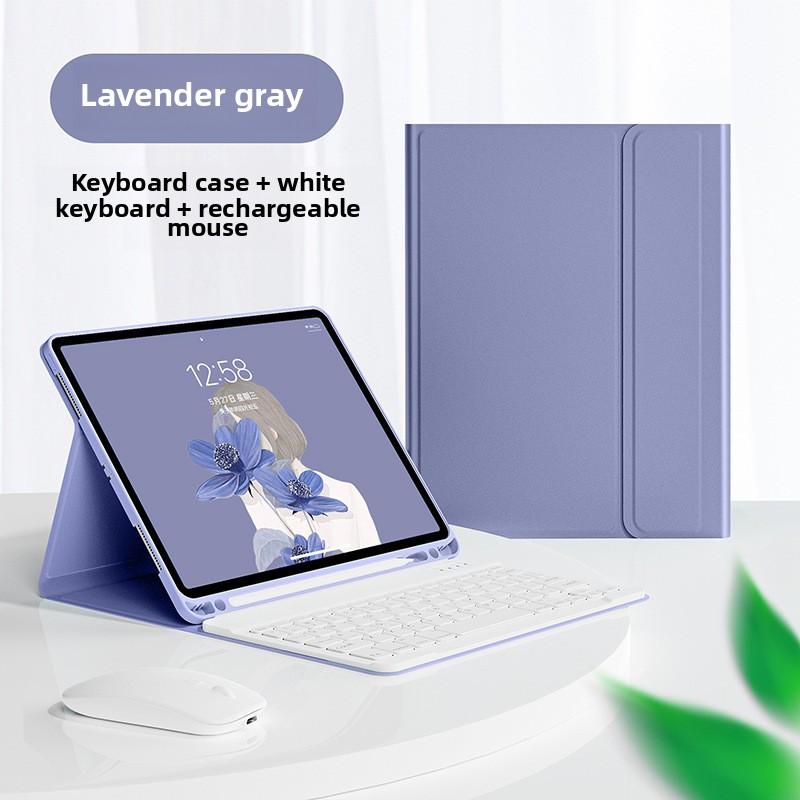 Bluetooth Keyboard Leather Case for IPad 10 10.2 with Pencil Slot Compatible Air 5 Pro 12.9 Mouse