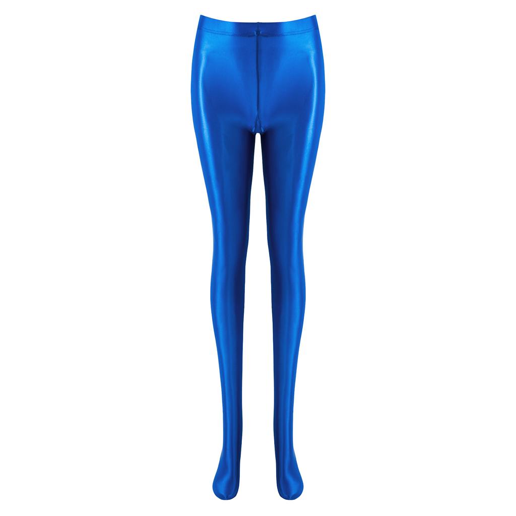 Womens Shiny Ballet Yoga Leggings Training Fitness Workout Dance Tights Pants