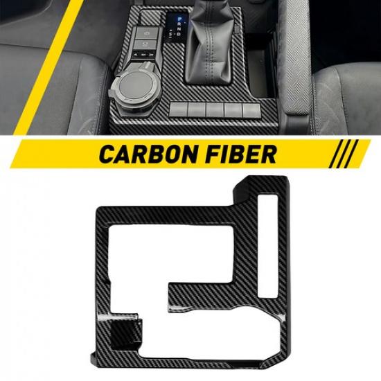 Carbon Fiber Inner Gear Shift Box Panel Cover Trim For Toyota Tacoma 2024-2026