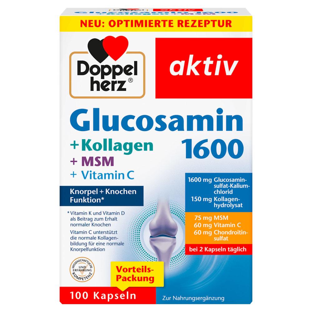 Doppelherz Glucosamine 1600(1550) Capsules 100 Tablets