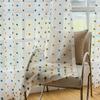 White Cloud Fluffy Sheer Curtain, Rod Pocket Top, Easy To Hang, Cute Fluffy Embroidery, Three-dimensional Effect, Modern Home Door Window Decoration