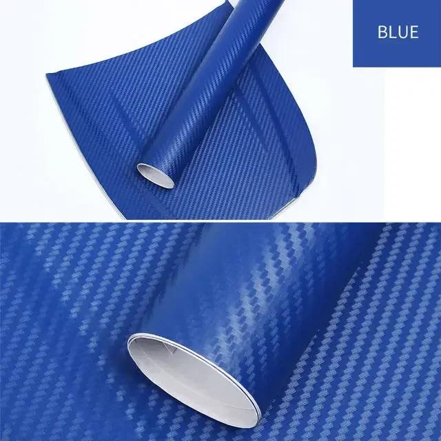 3D Carbon Fiber Vinyl Film 127X30cm Car Stickers Waterproof Car Styling Wrap Auto Vehicle Detailing Car Motorcycle Accessories