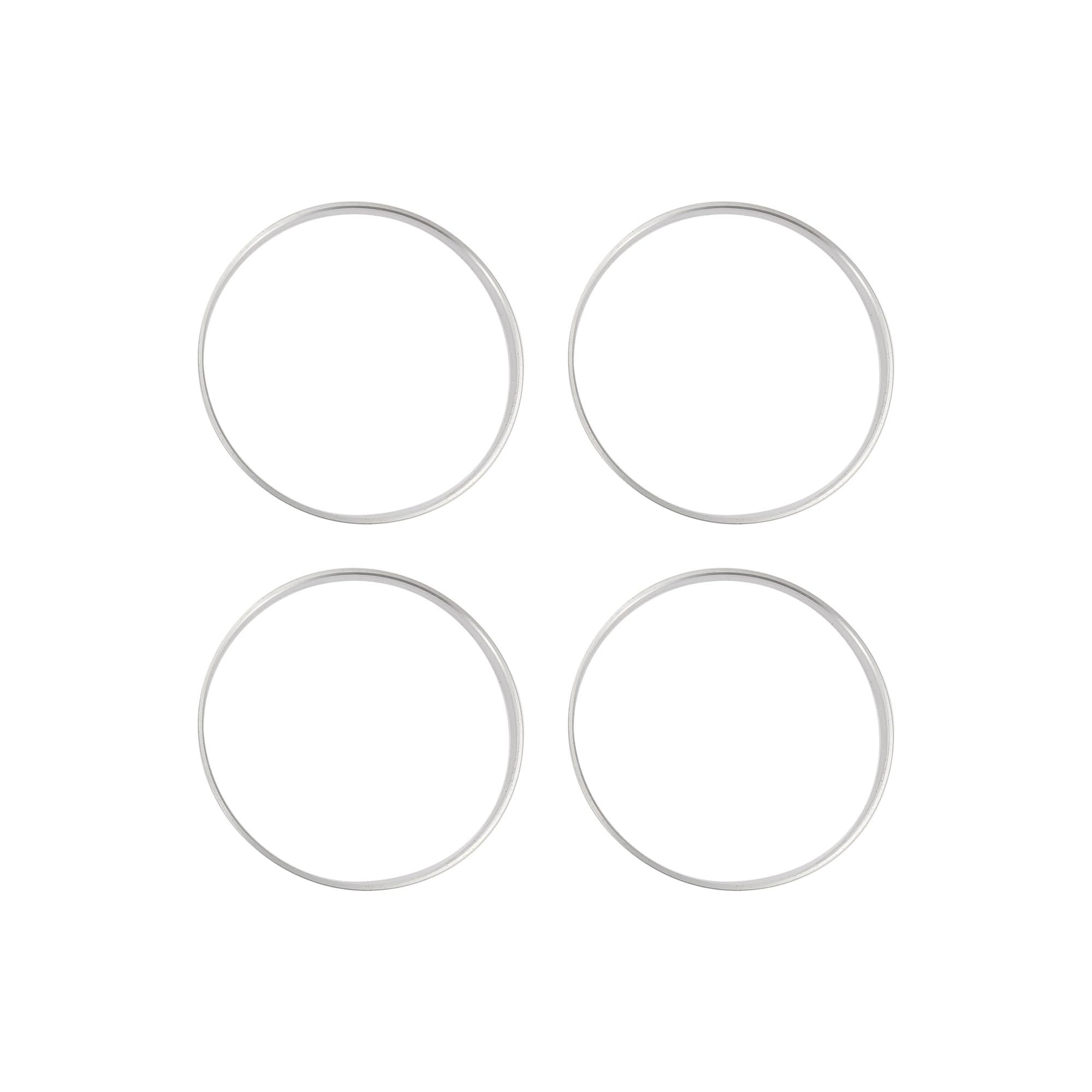 

INFINAUTO Hub Centric Rings, 110mm OD x 108.1mm ID, Aluminum Alloy, Silver Tone, 4 Pieces