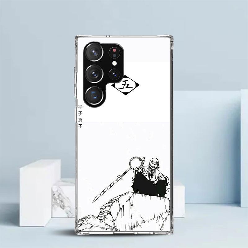 Bleach Shinji Hirako Soft Cover for Samsung Galaxy S25 Edge S26 S24 S23 Ultra Phone Case S22 S21 Plus S20 FE Print Pattern Shell