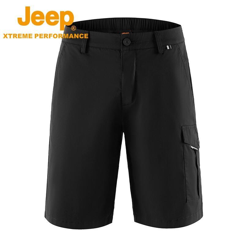 Jeep Men's Casual Loose Fit Cargo Shorts