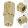 Pneumatic Fitting Copper Plated Coupling Connector Coupler