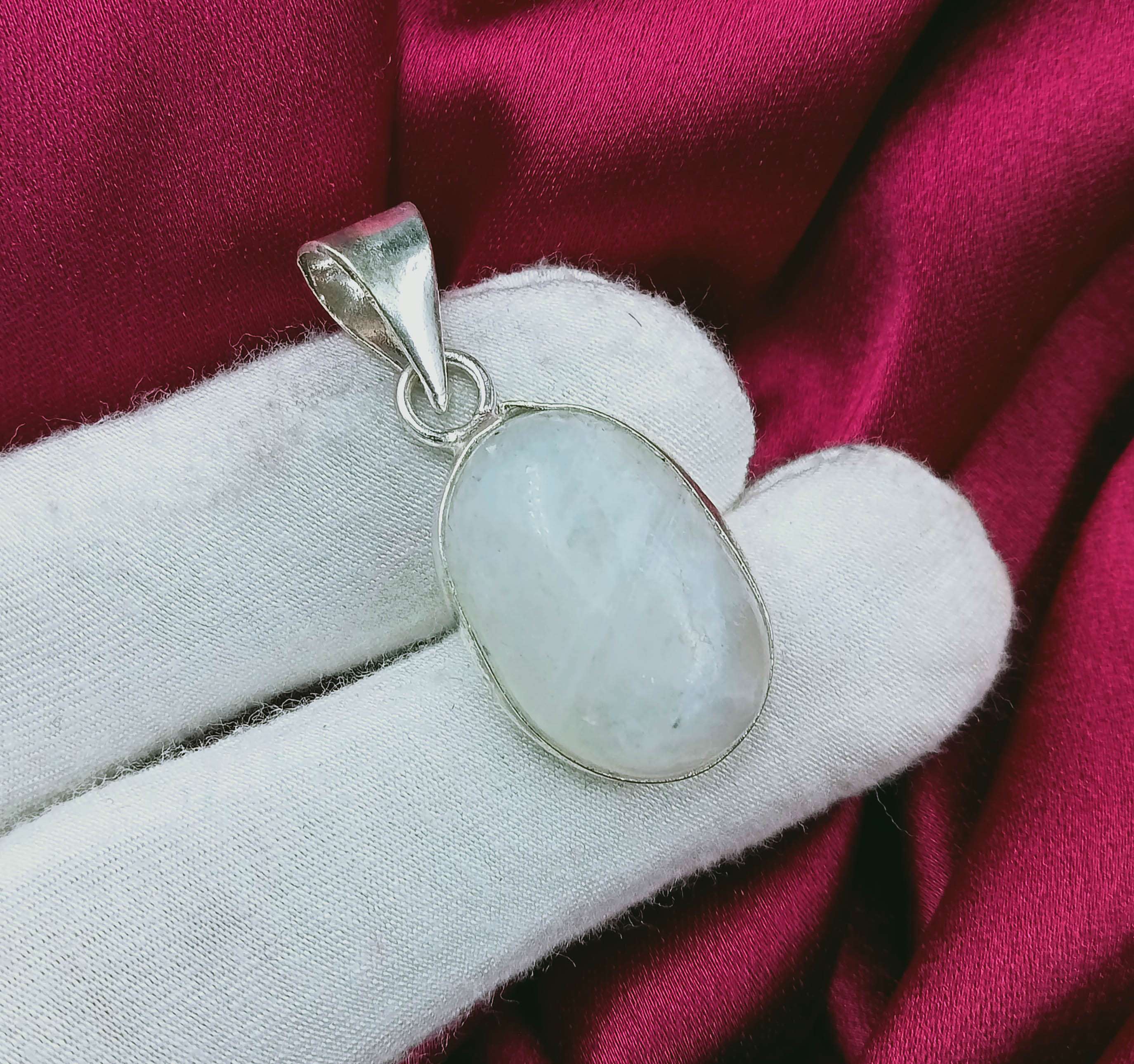 

Подвеска с лунным камнем из стерлингового серебра 925 пробы DEP-281