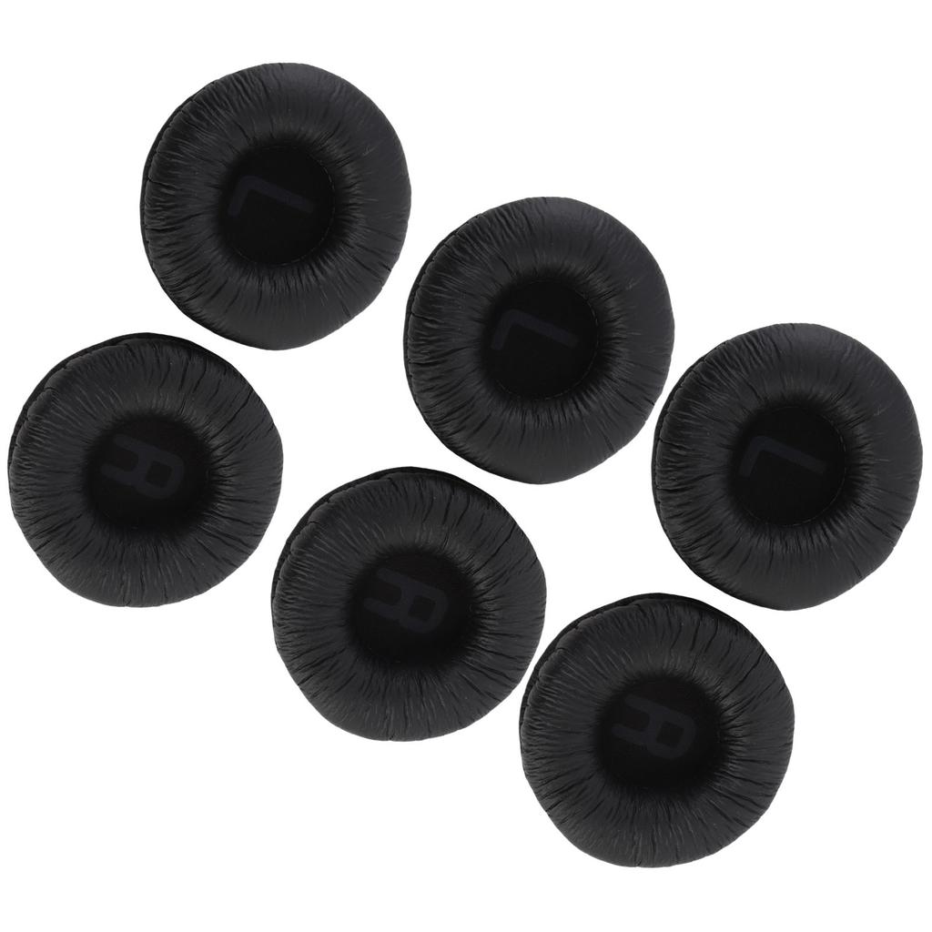 3 Pairs Headphones Replacement Ear Pads Cushions Memory Foam Protein Leather Ear Pads for ATH AR3BT ATH AR3iS Black