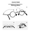 Portable HD Folding Reading Glasses, Anti-Blue Light, Ultralight Eye Protection for Middle-Aged & Elderly, Unisex