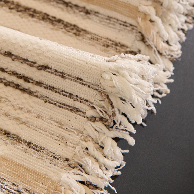 Nordic Striped Printed Sofa Towel with Tassels Soft Couch Cushion for Living Room Four Season Universal Furniture Protector