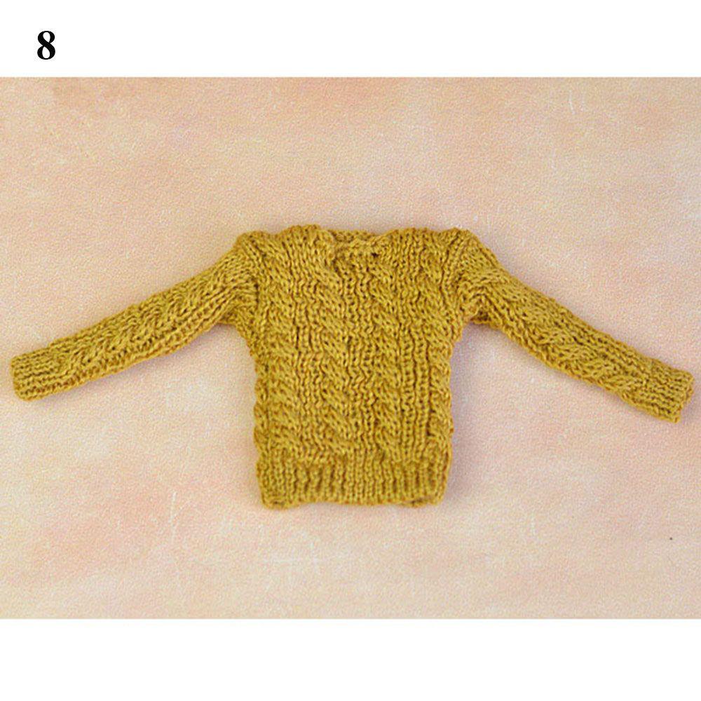 Kid Toys Clothes For Doll Male Doll Clothes Doll Top Coat Jeans Pants Casual Knitted Sweater