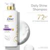 DOVE Daily Shine Shampoo 650 Ml|| For Damaged or Frizzy Hair|| Makes Soft|| Shiny And Smooth - Mild for Men & Women