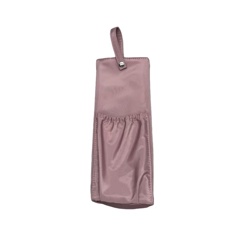 

Portable Hanging Storage Bag for Hair Tool Curling Iron Heat Resistant Organizer for Bathroom Vanity and Travel светло-розовый