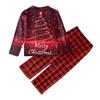 Christmas Prints Family Matching Long Sleeve Tops+Pants Set Family Matching Sets