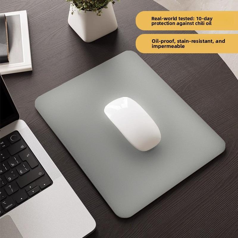 Premium Leather Mouse Pad, Desk Mat, Office Desktop Protector, Leather Dorm Room Laptop Keyboard Mat