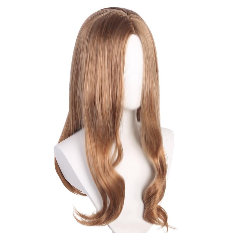 60 cm Megan Cosplay Kostüm Perücke M3GAN AI Puppe Roboter Megan 60 cm Langes Haar Hitzebeständige Synthetische Halloween Rollenspiel Perücke