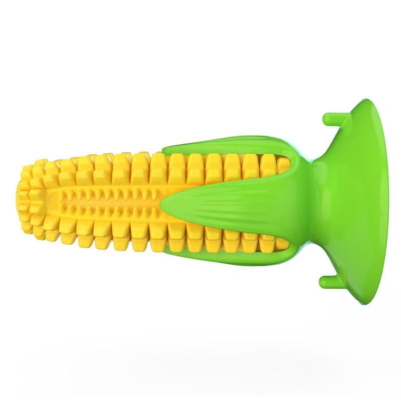 

Dog Toy Suction Cups, Corn Sound TPR Teething Sticks, Biting Gel Dog Toothbrushes, Pet Supplies жовтий/зелений