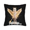 Tung Tung Sahur  God Funny Angel  Square Pillow Covers Car Italian Brainrot  Cushion Cover Creative Decor Throw Pillow Case