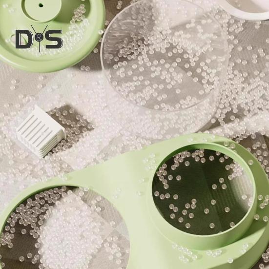 Cat Water And Food Dispenser 2-in-1 Automatic Cat Feeder 1L Cat Water Fountain And Food Bowl Set for Indoor Cats Small Dogs