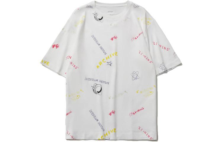 Li Ning Drop Shoulder Sleeve T Shirt Women s White AHSR140-2 M