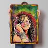 JANIS JOPLIN Affiche Imprimée Personnalisée Art Mural Rétro Panneaux Métalliques Vintage pour Ornements de Maison Pièce Décoration de Garage Gaming