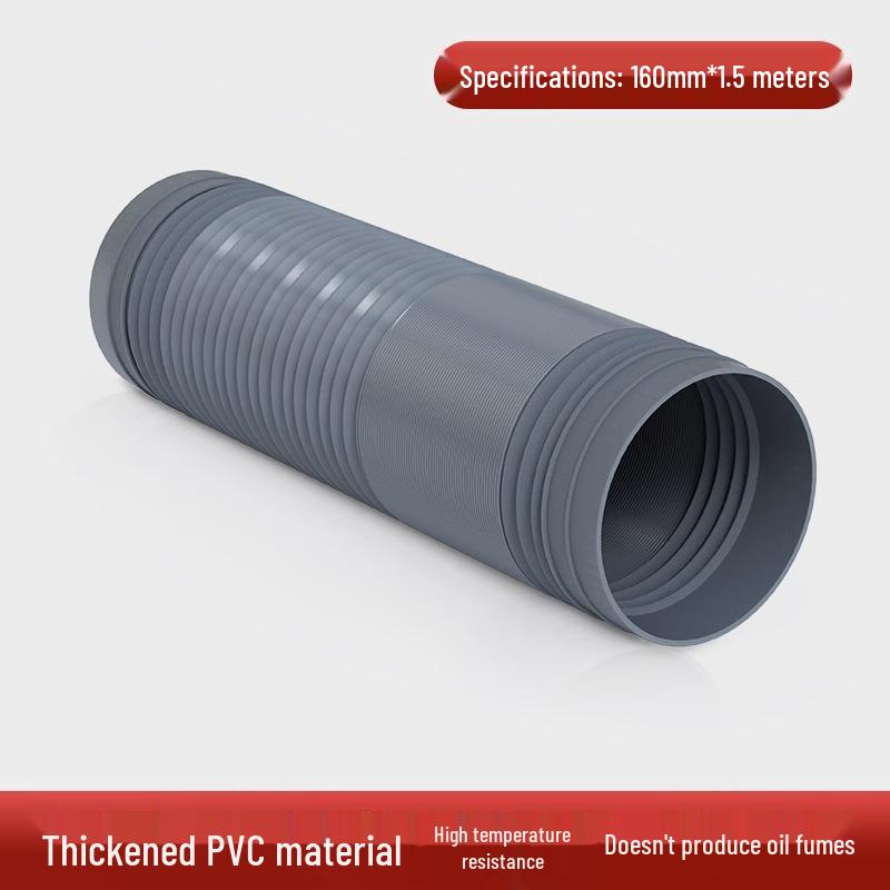 

Аксессуары для ПВХ труб UPVC для дренажа и вытяжки - 160/180/200 мм