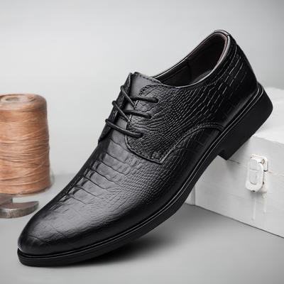 Ανδρικά Παπούτσια Φόρμας από Γνήσιο Δέρμα Σχέδιο Oxford Ανδρικά Casual Παπούτσια Μόδας Κροκό Ανδρικά Δερματικά Παπούτσια με Κορδόνια Επαγγελματικά Μεγάλο Μέγεθος 46 Γραφείο