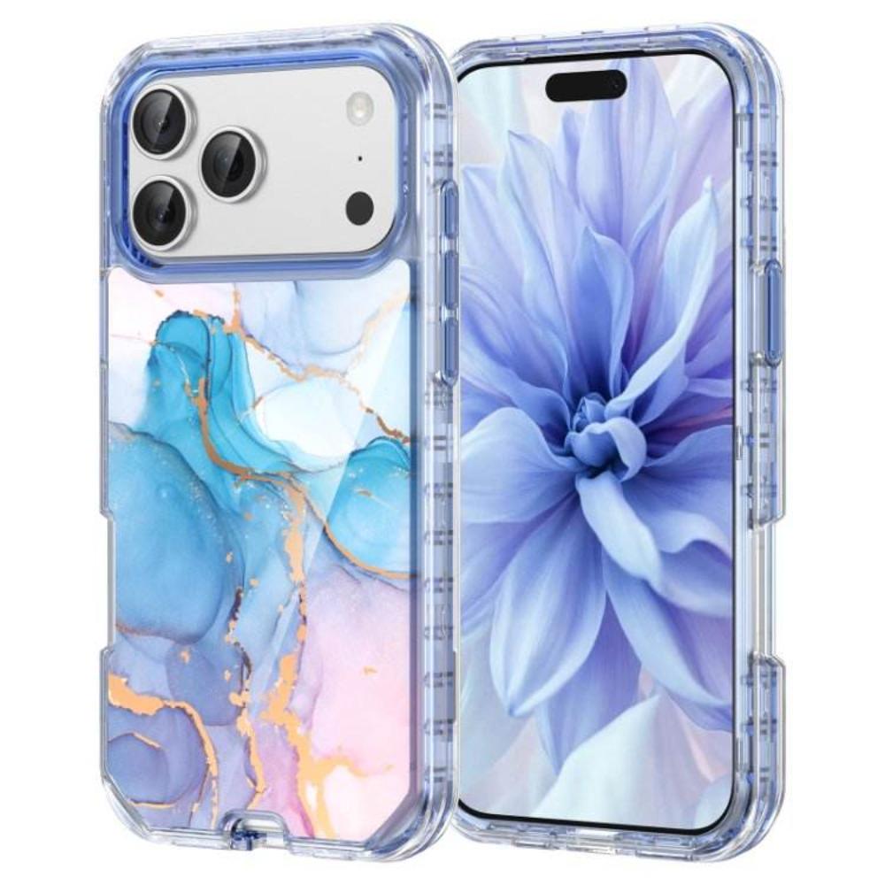 

Stylish Marble Pattern OTT-BOX Defender Armor Phone Case For IPhone 17 Pro Max 16 15 14 13 Military Grade Drop Protection Cover iPhone 15