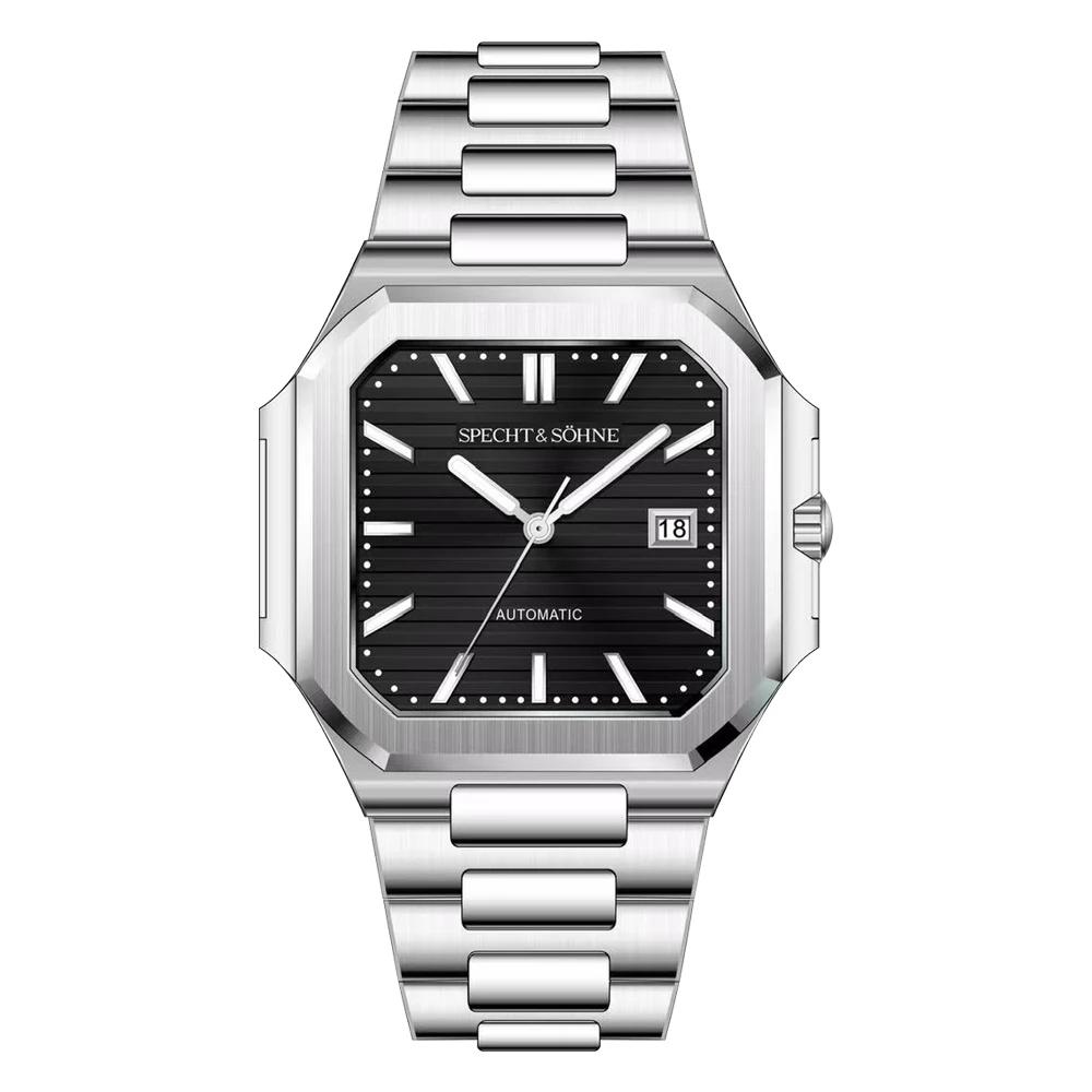 2025 Men's Classic Cubic Automatic Mechanical Watch 50M Waterproof Luminous Sapphire Crystal Reloj Hombre 41MM
