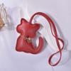Car Key Holder PU Leather Keyring Animal Kitty Bag Pendant Cute Cat Keychain  Couple