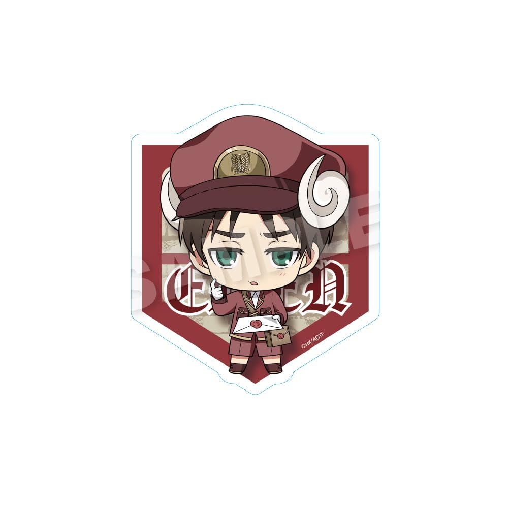 Attack On Titan Eren Yeager Delivery Mail Die-Cut Sticker, Ver.