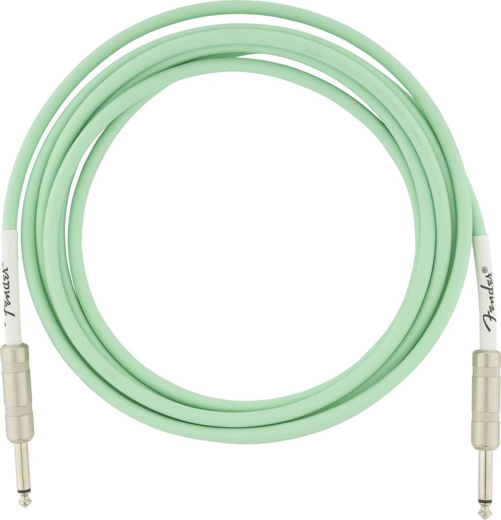 Fender Shielded Cable Original Series Instrument Surf Green Cable, 10',