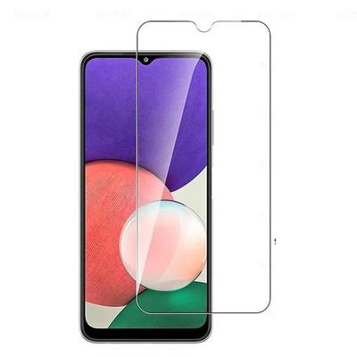 Displayschutzfolie - VSHOP - Samsung Galaxy A22 4G - 9H gehärtetes Glas - Transparent - Hohe Empfindlichkeit