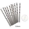 10Pcs/Set 0.3mm-3mm Mini Micro HSS Spiral Twist Drill Bit Drilling Tool Set
