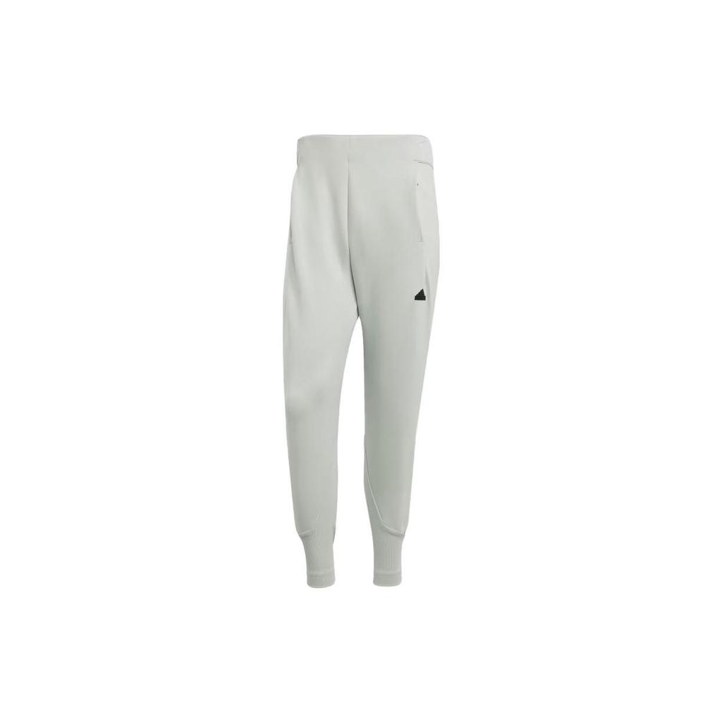 Adidas Z.N.E. Knit Joggers With Solid Color Logo Women Bottoms Light-Blue IN5141