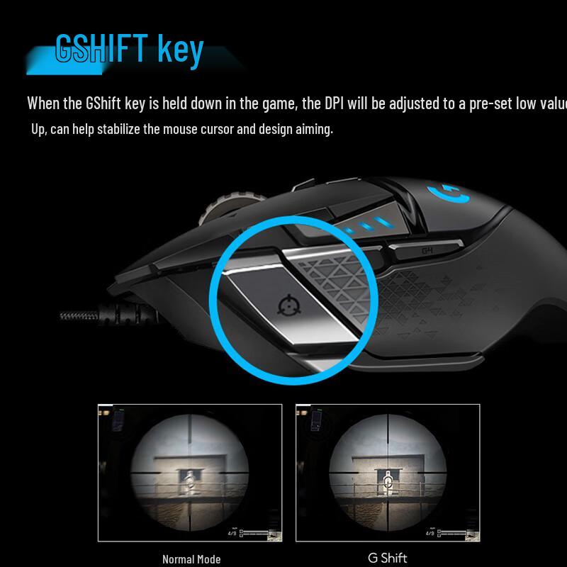 Logitech G502 HERO Wired Gaming Mouse